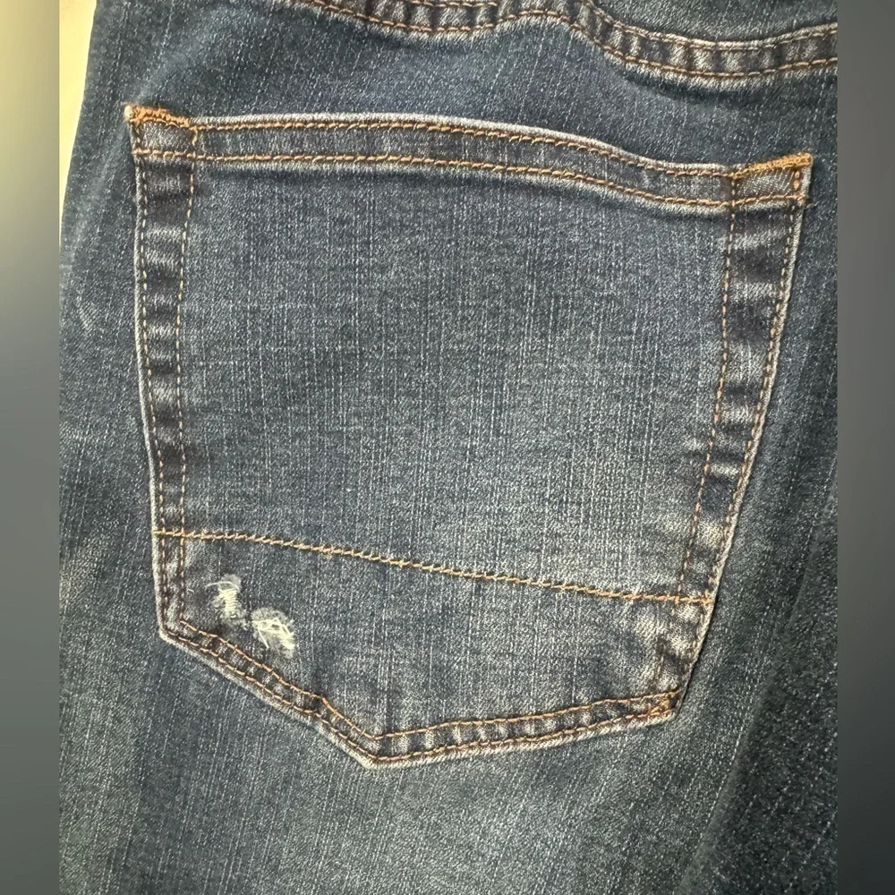 Aeropostale Jeans Men Flex Effects Skinny Blue Distressed Denim Size 34x32 34/32